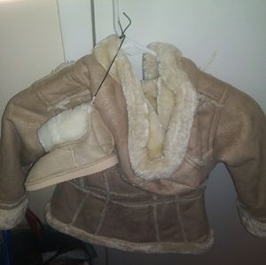 Children shearling with boots